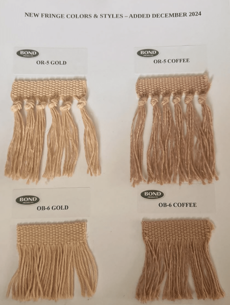 new rug fringe styles and colors